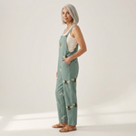 Karine - salopette imprimée pour femme, coupe décontractée