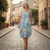 Marceline - robe fluide et confortable pour femme, tenue confortable au quotidien