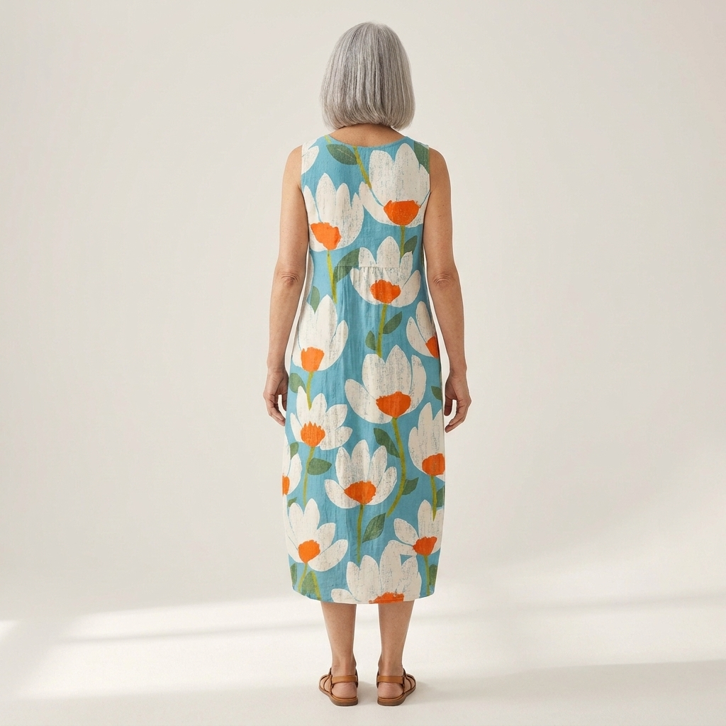 Mariette - robe fluide et confortable pour femme, silhouette légère et aérée