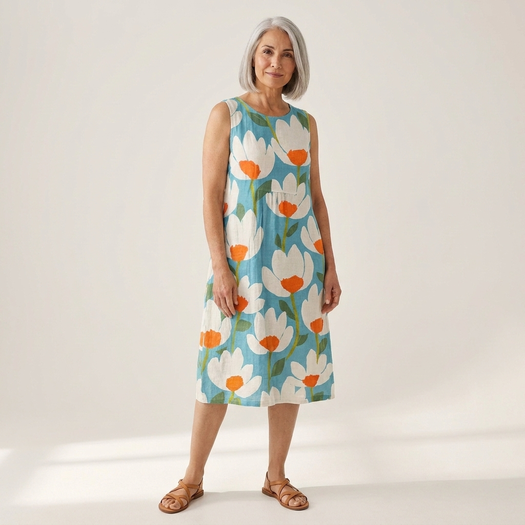 Mariette - robe fluide et confortable pour femme, coupe ample et décontractée