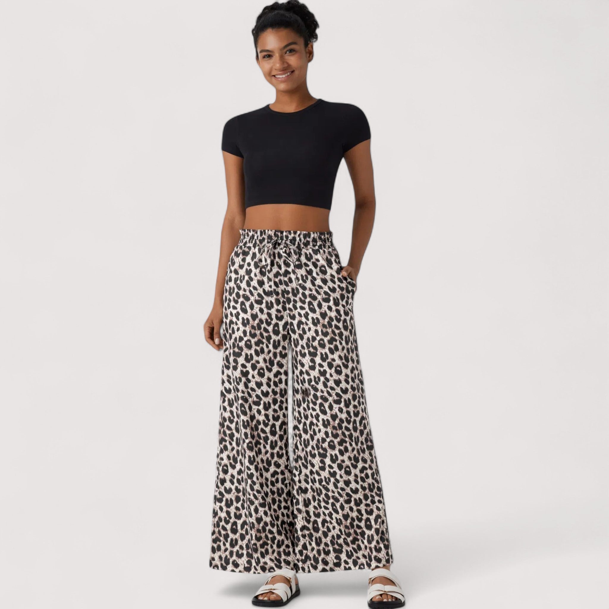 Frida™ | Pantalon tie-dye à jambe large