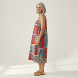Martine - robe fluide et confortable pour femme, portée en tenue d’été