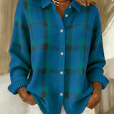 Felicia™ | Cardigan à Carreaux Décontracté