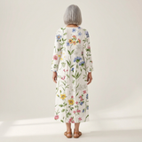 Maud - robe d’été imprimée pour femme, silhouette légère et aérée