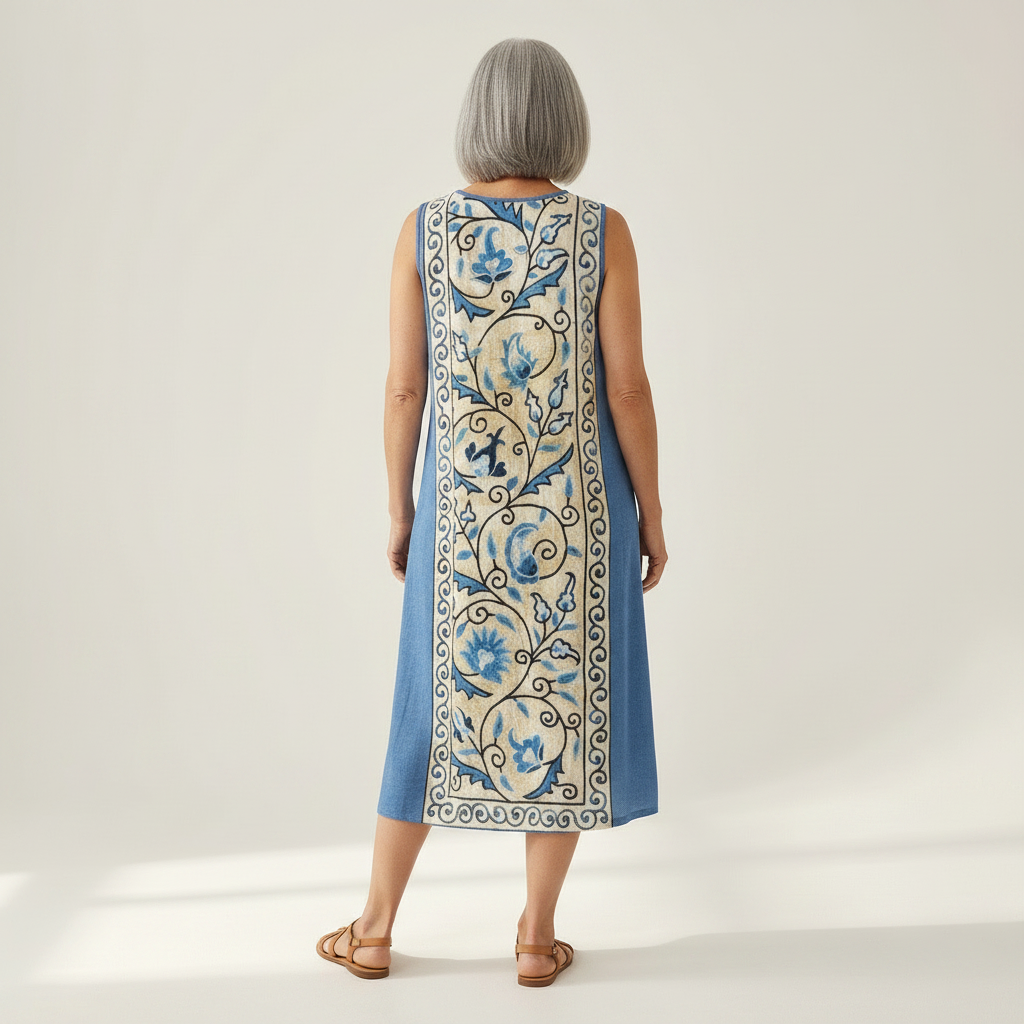 Micheline - robe fluide et confortable pour femme, silhouette légère et aérée