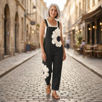Camille - salopette imprimée pour femme, du S au 5XL
