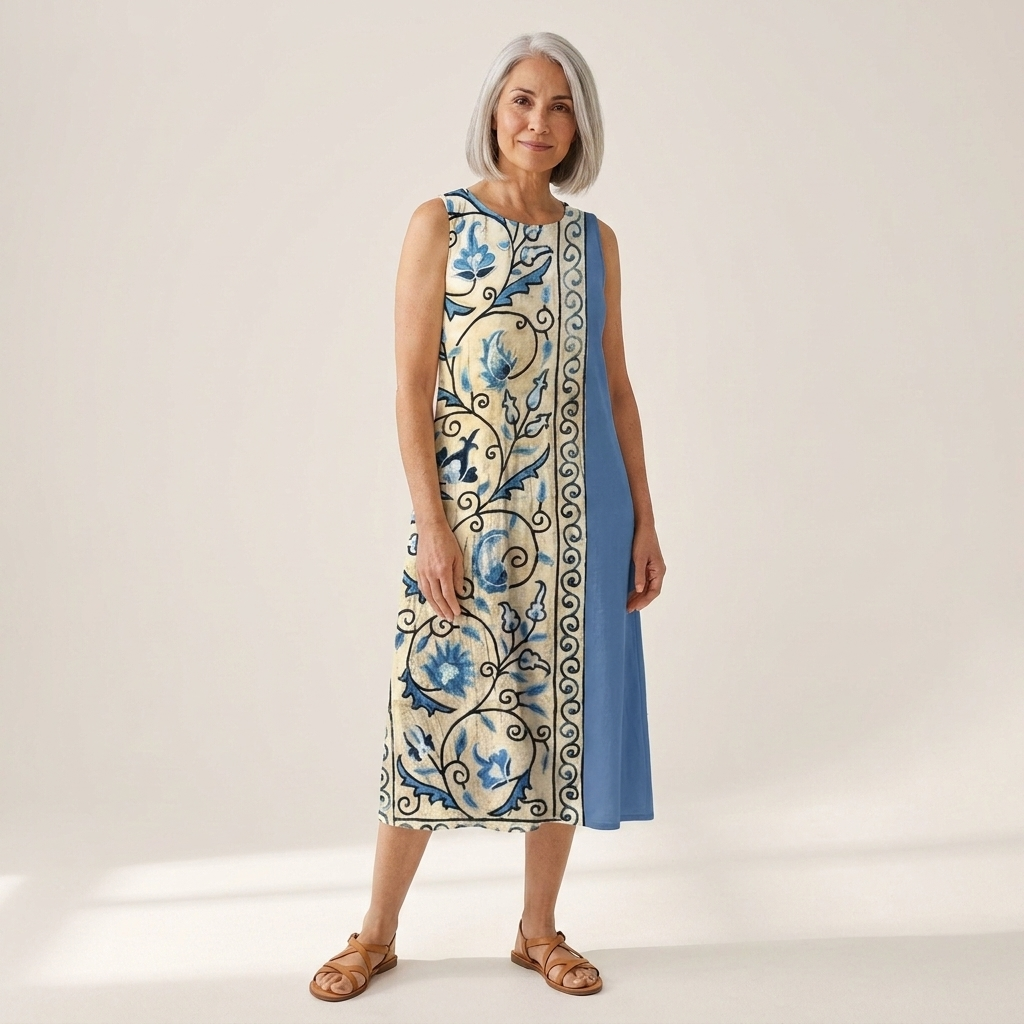 Micheline - robe fluide et confortable pour femme, coupe ample et décontractée