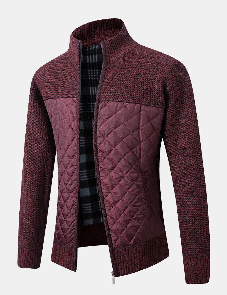 Asaro Veste Homme Classique – Motif Carreaux, Coupe Slim & Col Structuré