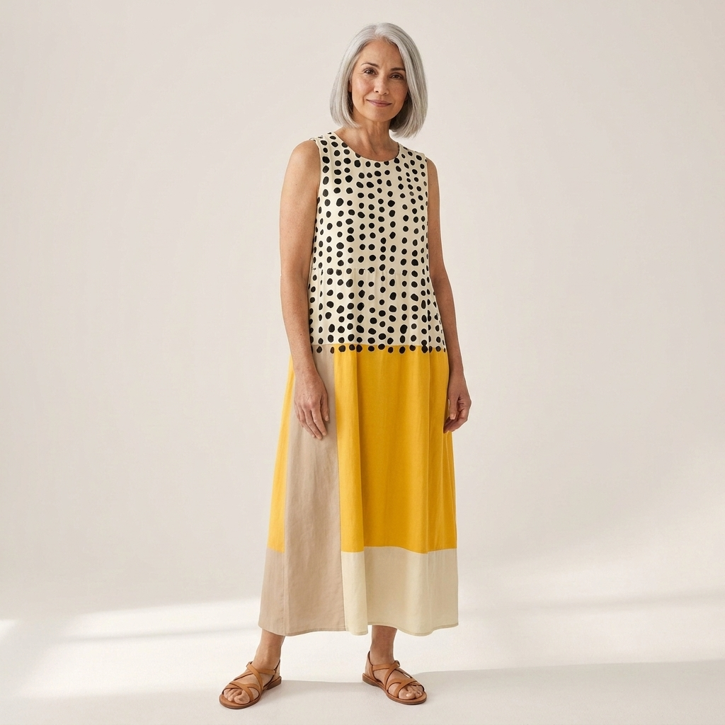 Leah - robe fluide et confortable pour femme, coupe ample et décontractée