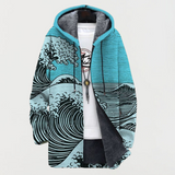 Mathilda – Manteau à motif ondulé