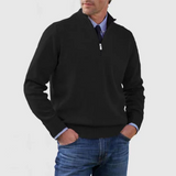 Brad Pull Quarter-Zip Homme – Tricot Doux Respirant avec Col Zippé & Coupe Regular
