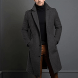 Edward Manteau d’Hiver Long pour Homme – Veste Isolée Chaude de Style Trench avec Coupe Classique et Élégante