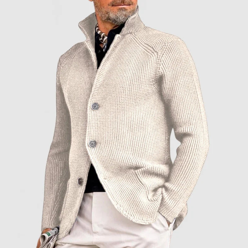 Francois Cardigan Homme – Gilet Élégant en Laine Douce et Confortable au Style Classique