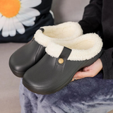 Gwen Briskey Sabots Chauds Femme – Chaussons Confort Doublés pour Intérieur & Extérieur