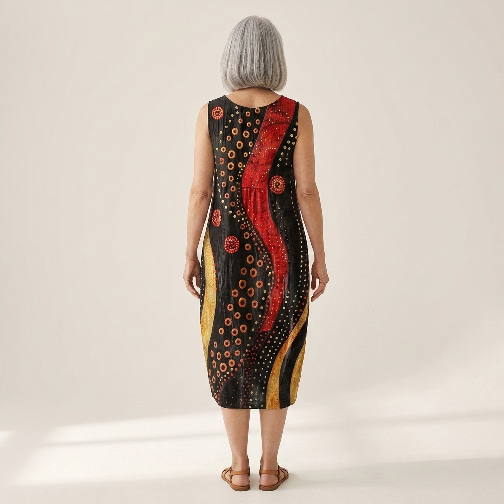 Mireille - robe fluide et confortable pour femme, silhouette légère et aérée