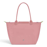 Olympe - Grand cabas pliable en vieux rose - détail du tissu