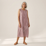 Monique - robe fluide et confortable pour femme, coupe ample et décontractée