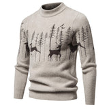 Noël Pull de Noël Homme à Motif Renne – Maille Épaisse, Chaleur Festive & Style Ludique