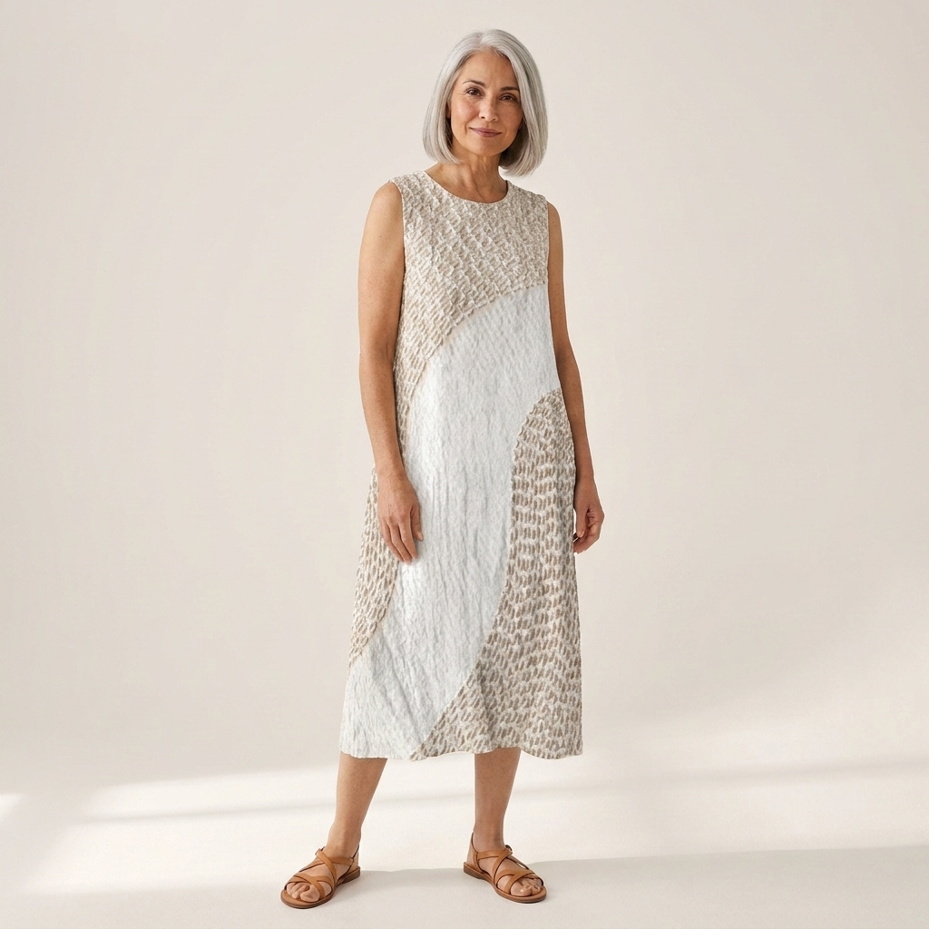 Muriel - robe fluide et confortable pour femme, coupe ample et décontractée
