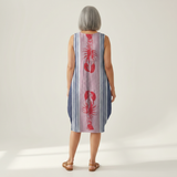 Nadège - robe fluide et confortable pour femme, silhouette légère et aérée