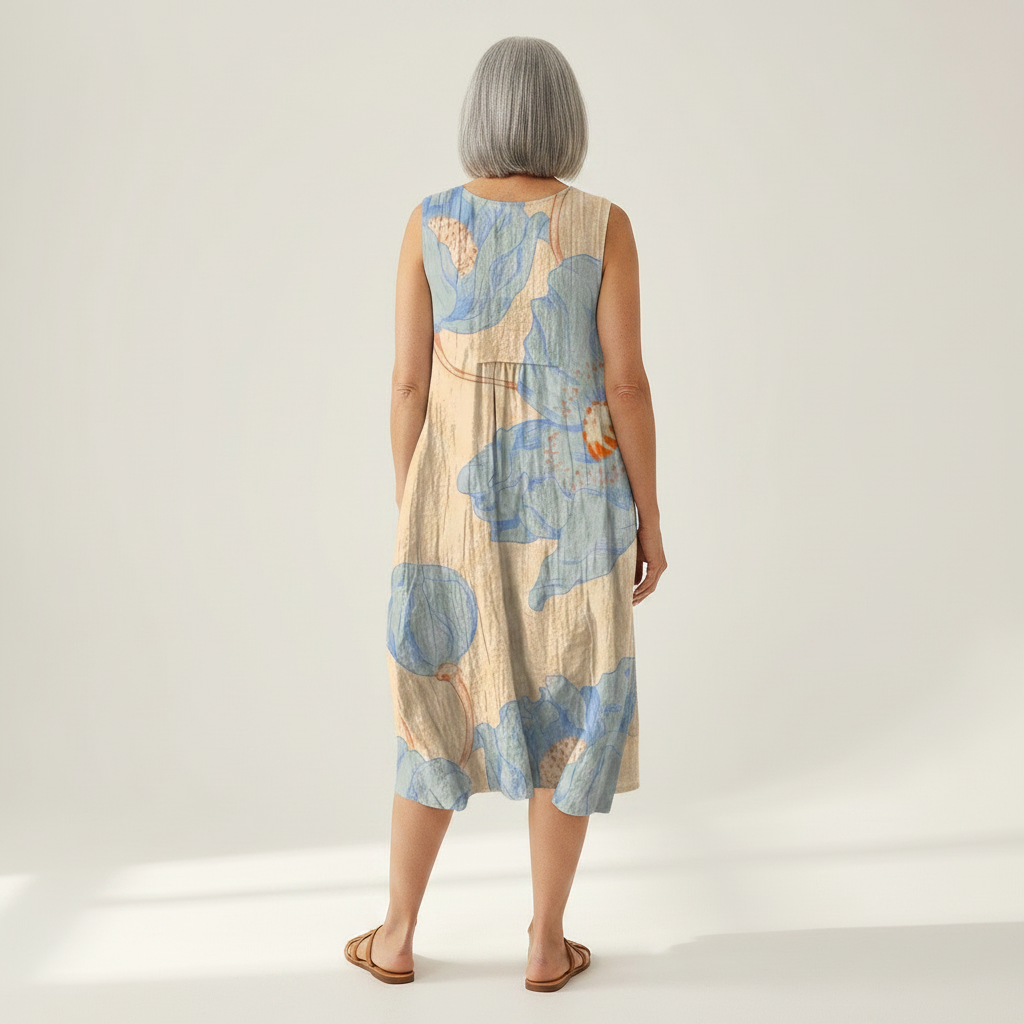 Ninon - robe fluide et confortable pour femme, silhouette légère et aérée