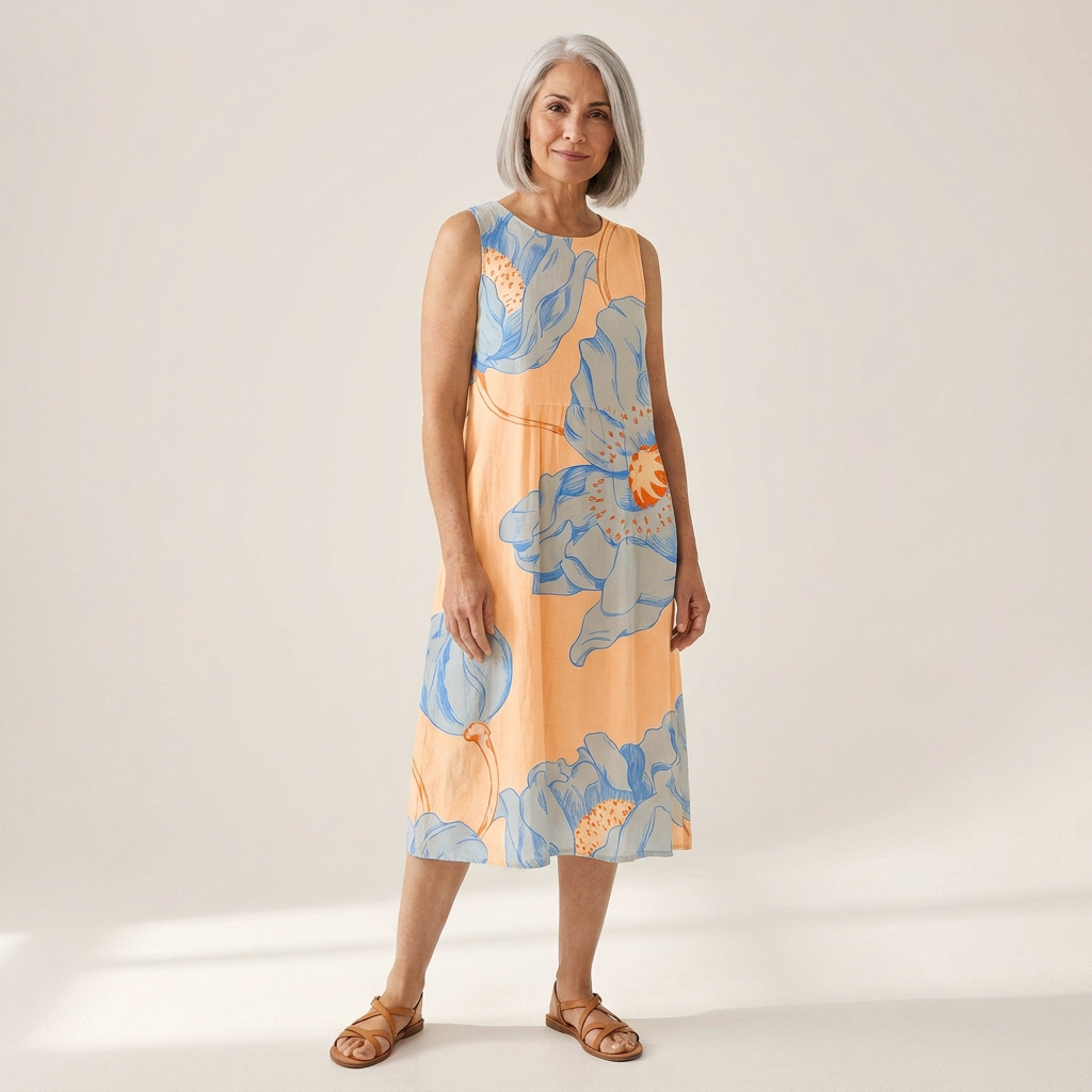 Ninon - robe fluide et confortable pour femme, coupe ample et décontractée