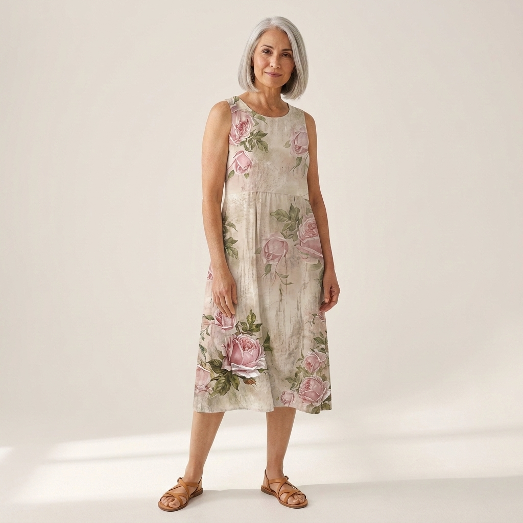Paulette - robe fluide et confortable pour femme, coupe ample et décontractée