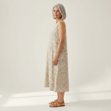 Pénélope - robe fluide et confortable pour femme, portée en tenue d’été
