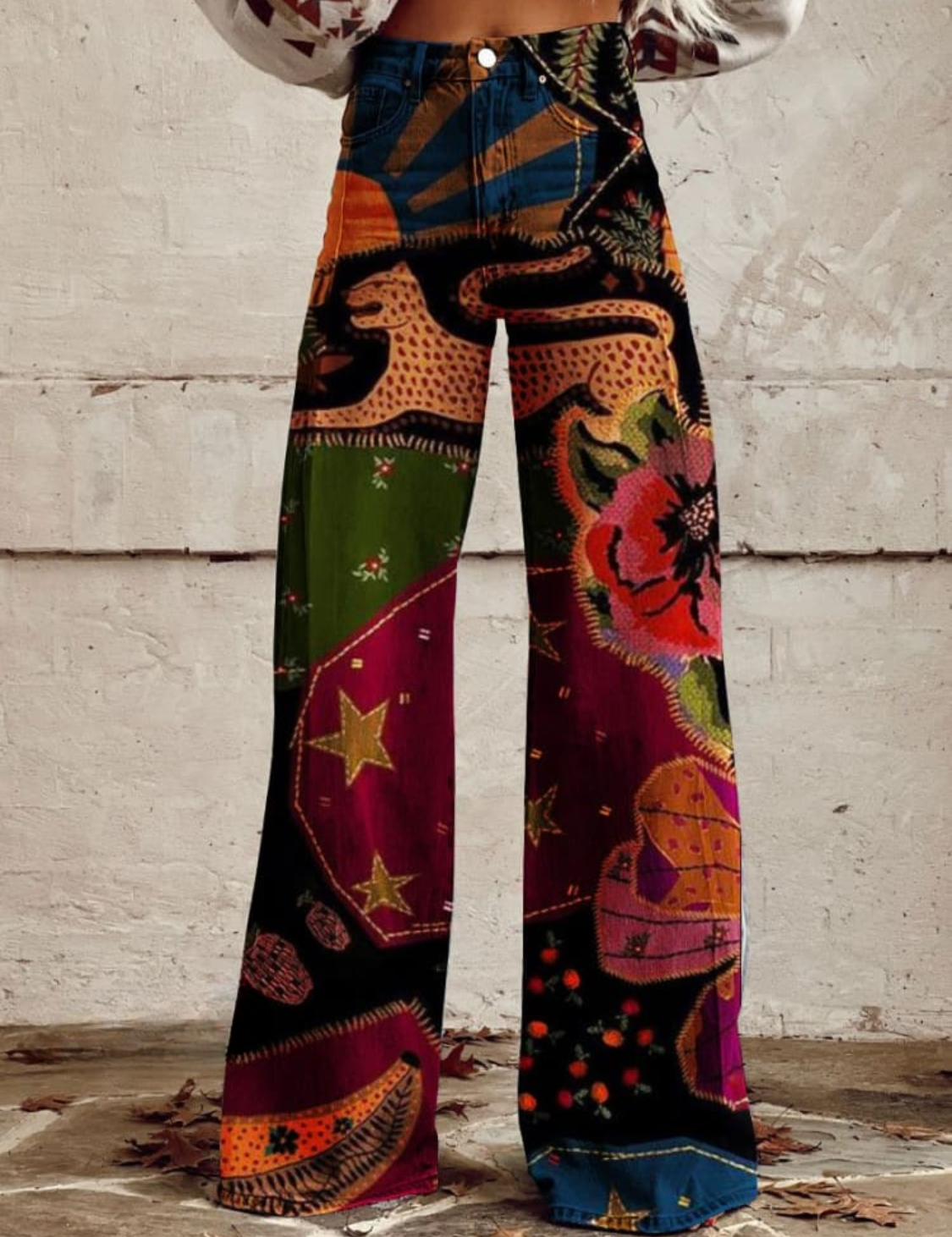 Léna - Pantalon Bohémien Chic