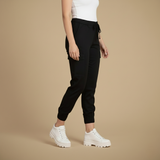 Kate Pantalon Cargo Jogging Femme – Jogger Streetwear à Taille Élastique et Poches