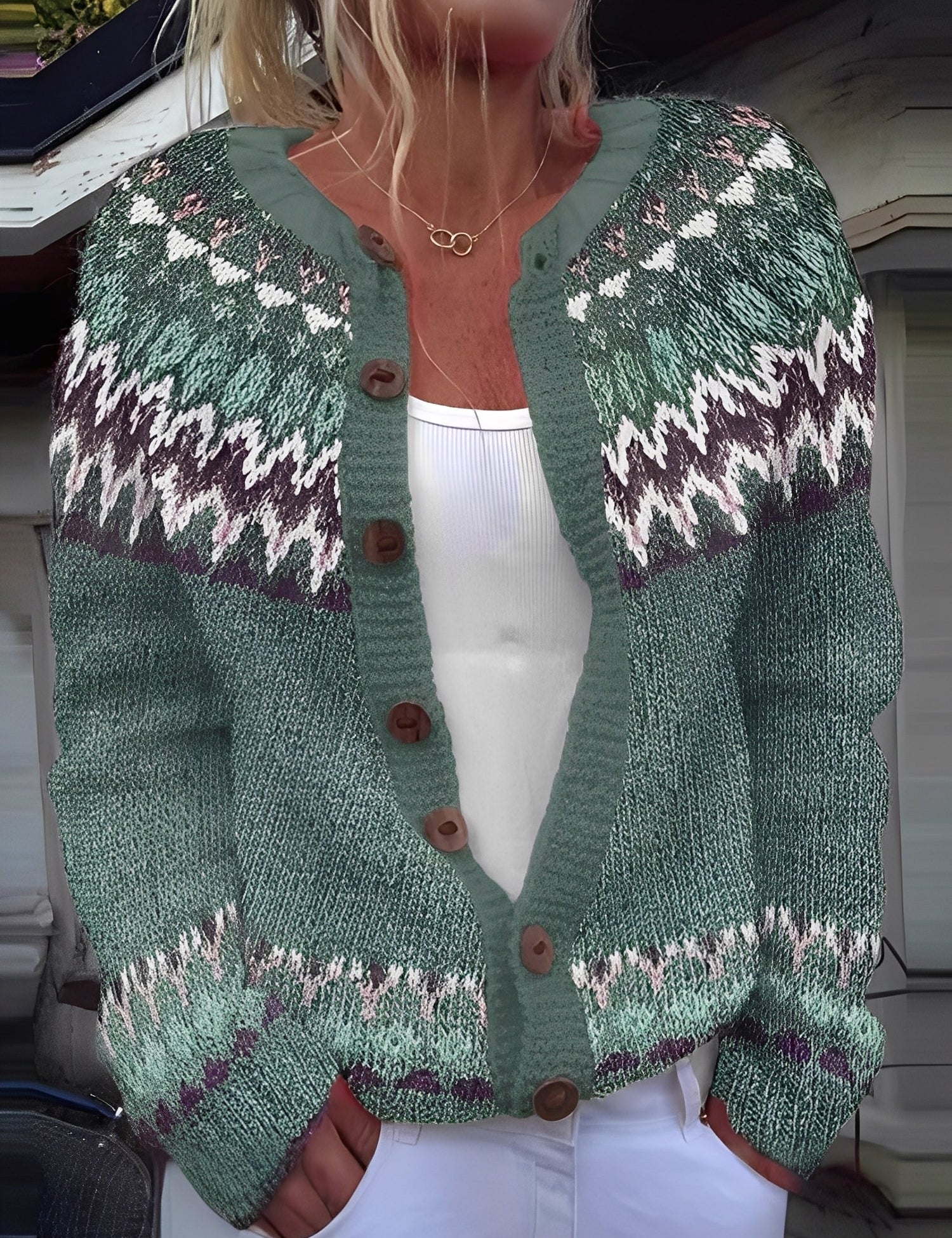 Ember – Cardigan Femme à Boutons – Maille Légère et Douce au Design Classique et Élégant