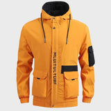 Heidee Veste Homme Déperlante Légère – Coupe Regular avec Capuche pour Automne & Hiver