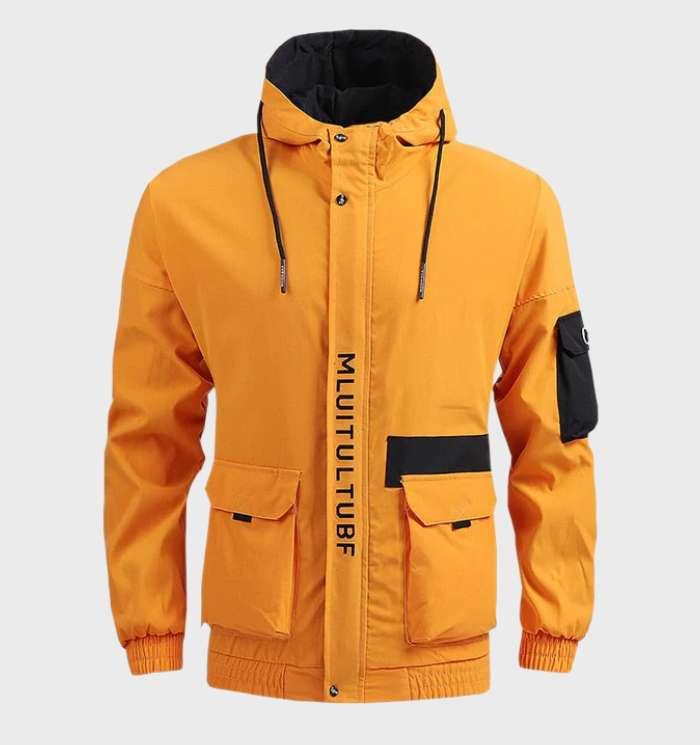 Heidee Veste Homme Déperlante Légère – Coupe Regular avec Capuche pour Automne & Hiver