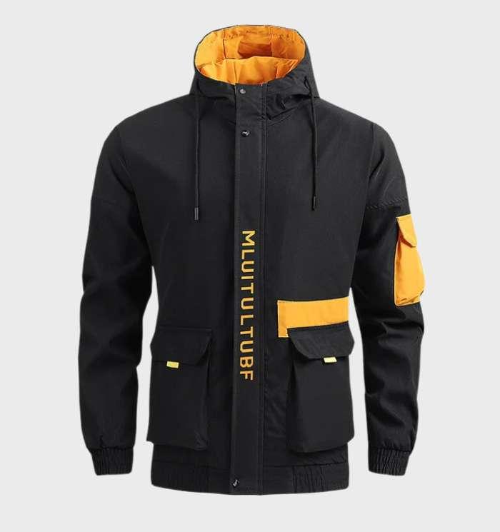 Heidee Veste Homme Déperlante Légère – Coupe Regular avec Capuche pour Automne & Hiver