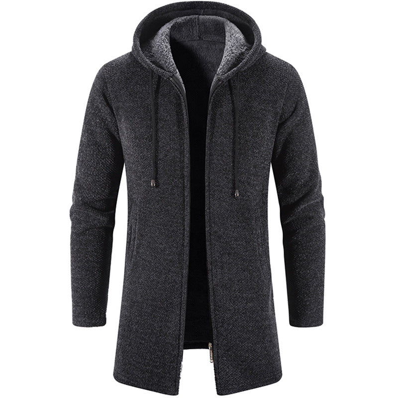 Reginald – Veste à Capuche Homme en Polaire – Manteau Extérieur Doux et Chaud avec Coupe Confortable pour Temps Froid