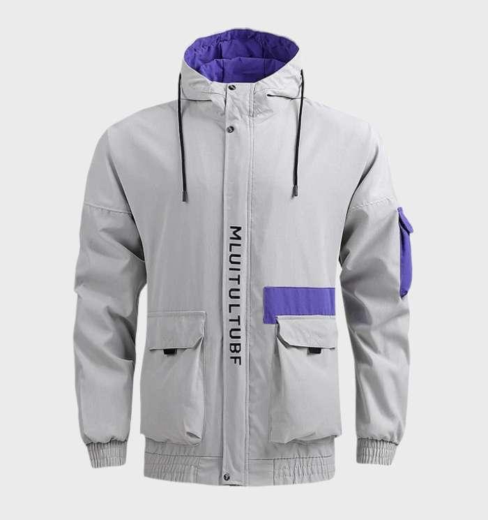 Heidee Veste Homme Déperlante Légère – Coupe Regular avec Capuche pour Automne & Hiver