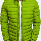 Manuel Veste Matelassée pour Homme – Coupe Droite Légère avec Col Montant & Fermeture Zippée