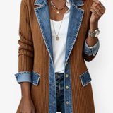 Gwenaëlle - Veste structurée bicolore