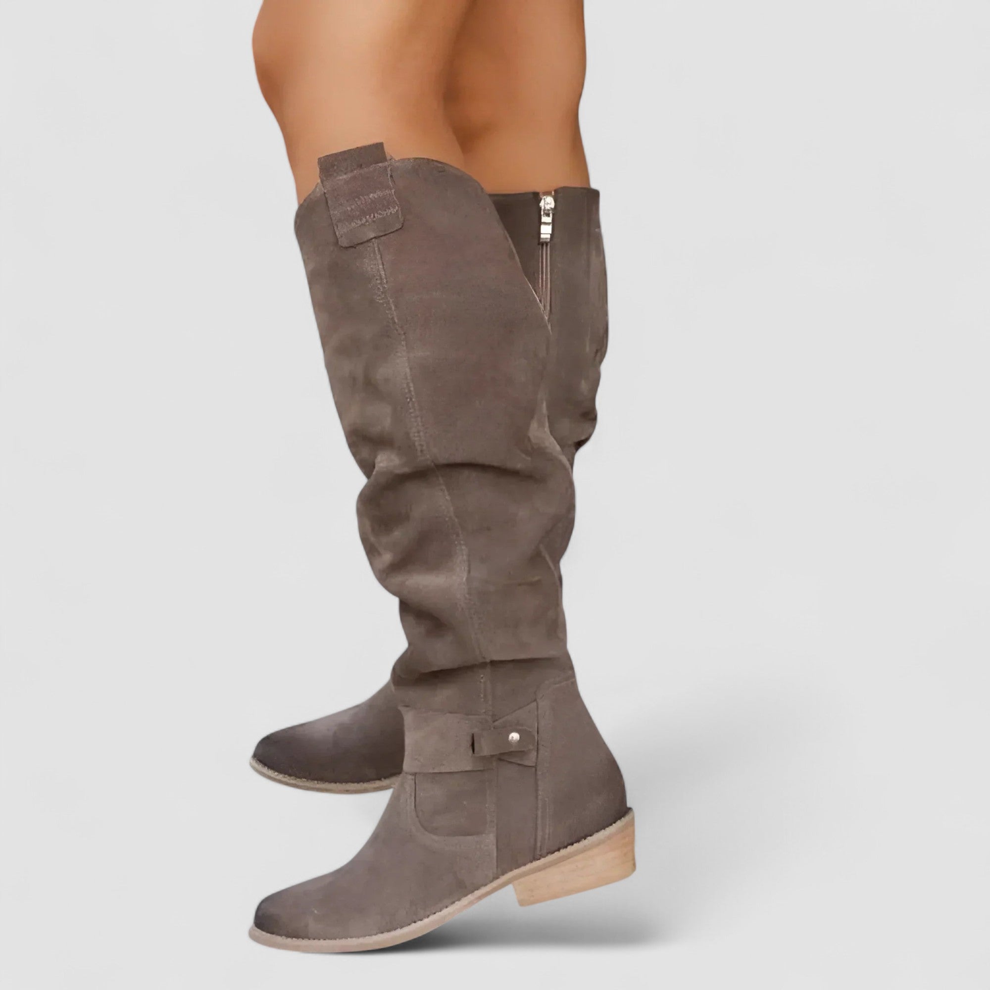 Adélaïde - Bottes d'équitation hauteur genou à tige haute