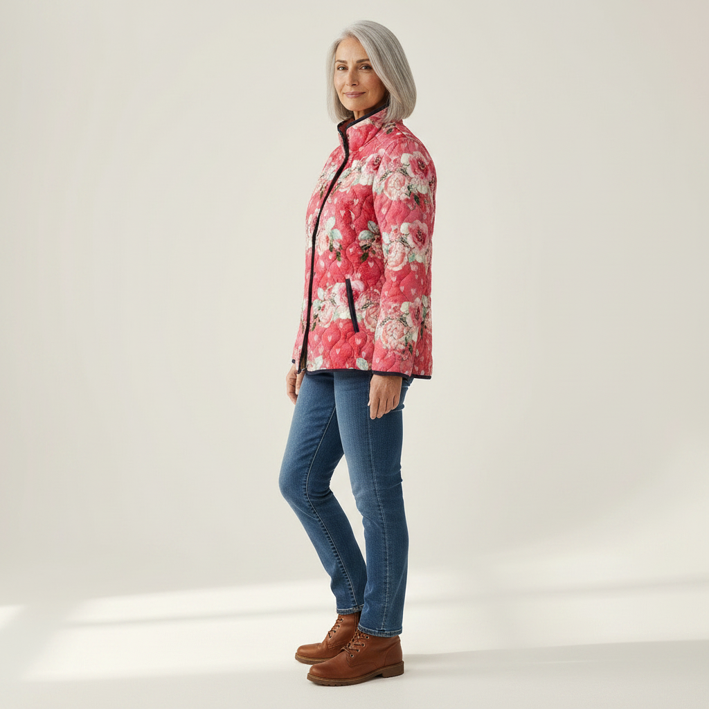 Zélie – Veste matelassée - vue de profil