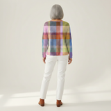 Adèle - Pull à carreaux pastel - autre vue