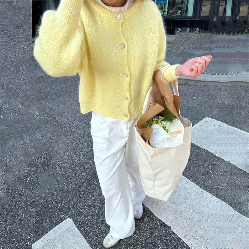 Addilyn Cardigan Femme – Gilet Doux & Élégant en Maille Confortable pour Hiver