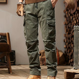 Mason Pantalon cargo tactique pour homme – Coupe ajustée durable avec multiples poches & coutures renforcées