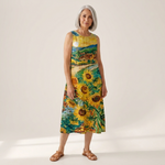 Séverine - robe fluide et confortable pour femme, coupe ample et décontractée