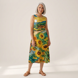Séverine - robe fluide et confortable pour femme, coupe ample et décontractée