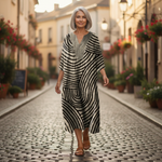 Simone - robe d’été imprimée pour femme, tenue confortable au quotidien