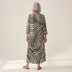 Simone - robe d’été imprimée pour femme, silhouette légère et aérée