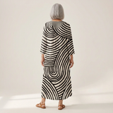 Simone - robe d’été imprimée pour femme, silhouette légère et aérée