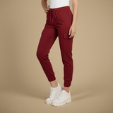 Kate Pantalon Cargo Jogging Femme – Jogger Streetwear à Taille Élastique et Poches