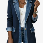 Gwenaëlle - Veste structurée bicolore